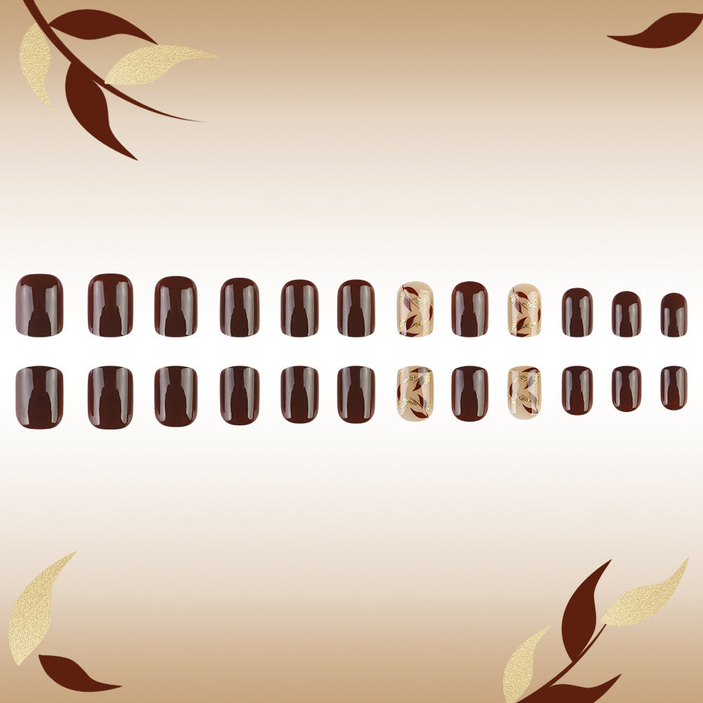 Elegant Gel Nail Art Press-On Set Bowlift