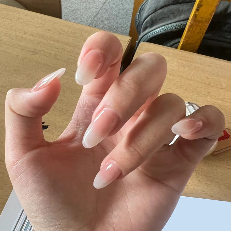 Ombre Press-On Nails with Glossy Finish Bowlift
