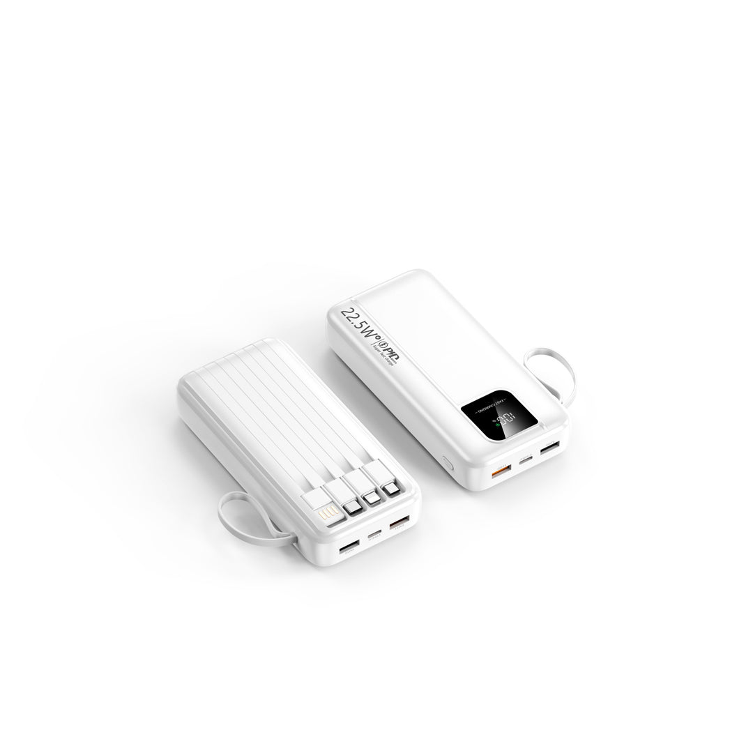 Portable power bank with multifunctional charging connector Bowlift