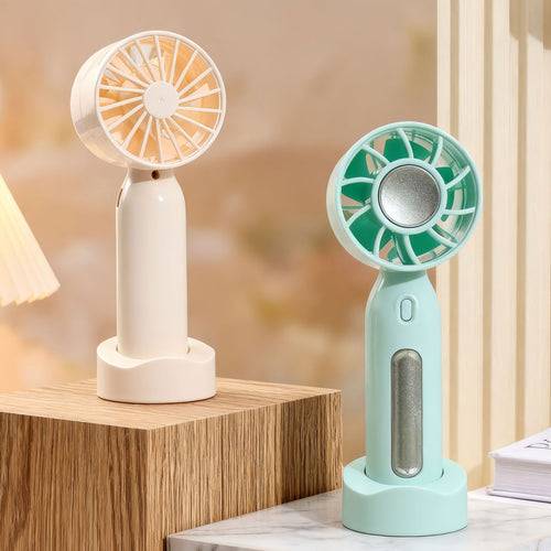 Women Portable Mini Fan with USB Charging Function and Flexible Adjustable Tilt Position Bowlift