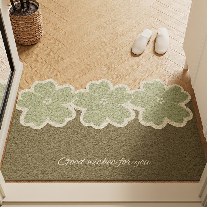 Floral Welcome Doormat