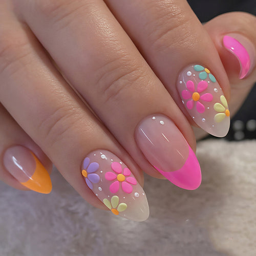 Floral Design Nail Art Kit Bowlift