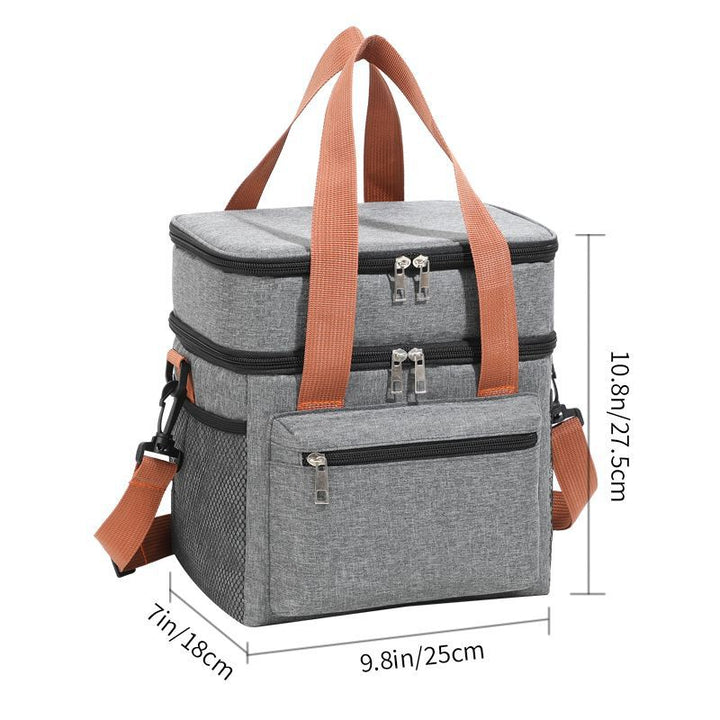 Multi-Compartment Insulated Food Storage Tote Bowlift