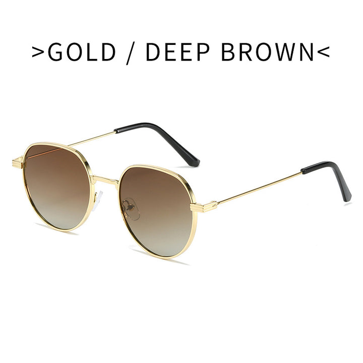 Women's Stylish Round Designer Sunglasses Bowlift