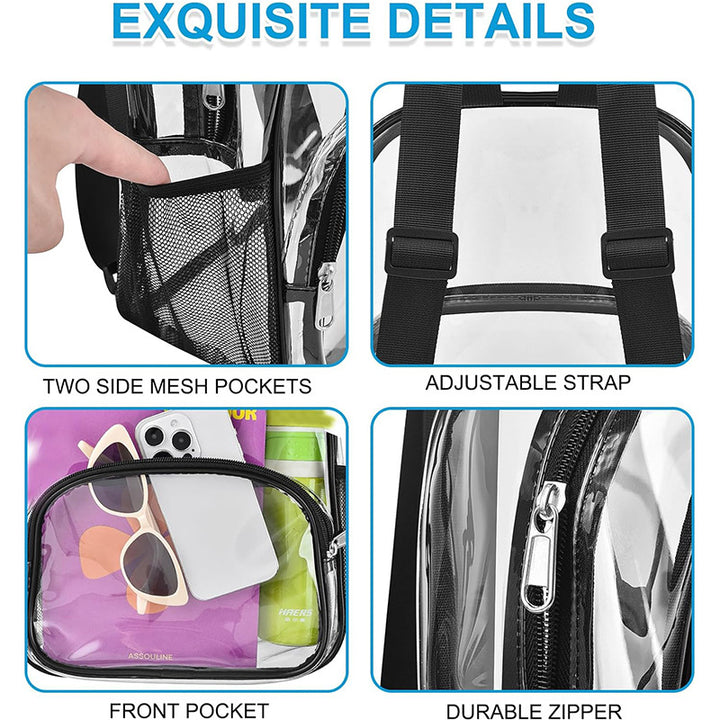 Unisex transparent comfort backpack Bowlift