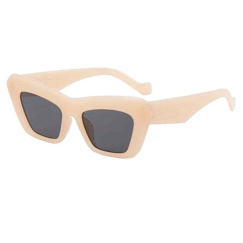Women's fashionable oversized sunglasses with angular frame Bowlift