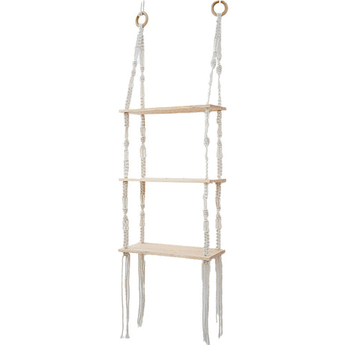 Macrame Floating Shelf Organizer Bowlift
