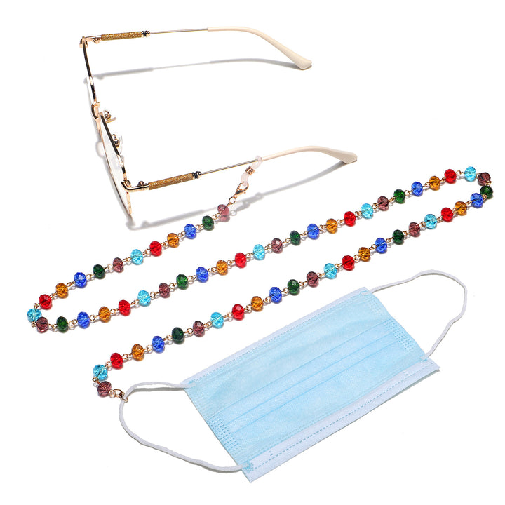 Vibrant Beaded Eyewear Chain Bowlift