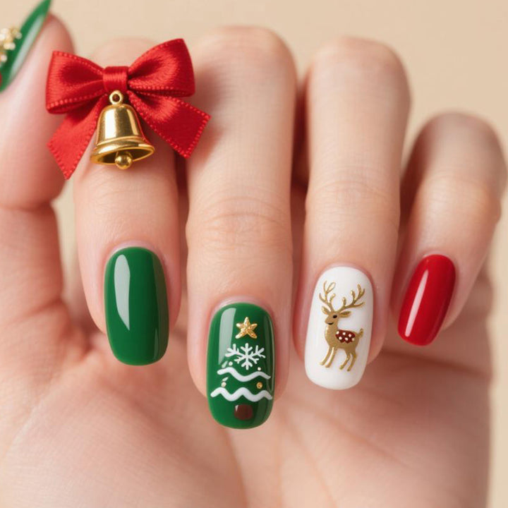 Festive Holiday-Themed Nail Art Kit Bowlift