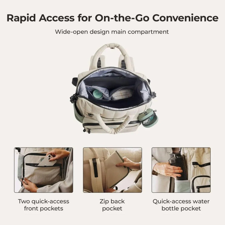 Multifunctional Padded Backpack Bowlift