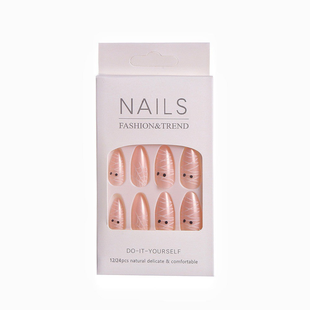 Artistic Halloween-Themed Press-On Nails Bowlift