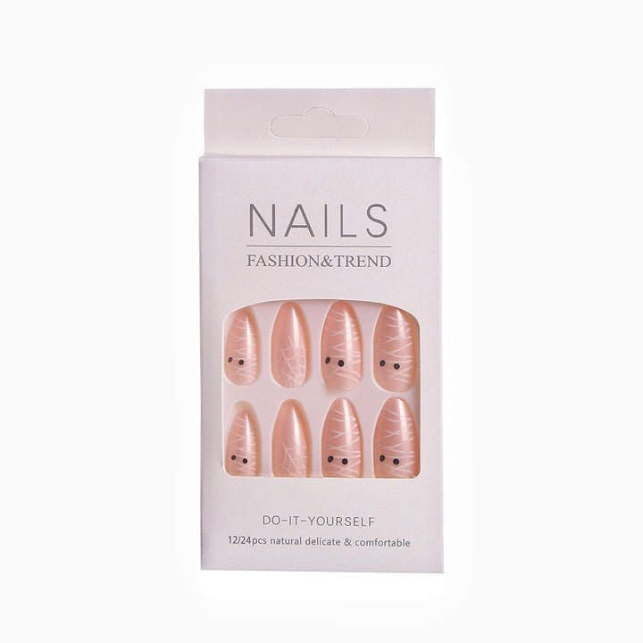 Artistic Halloween-Themed Press-On Nails Bowlift