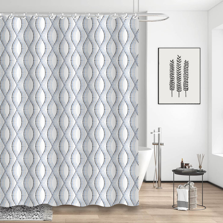 Premium Waterproof Shower Curtain Bowlift