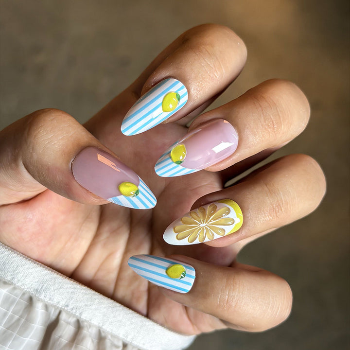 Elegant Artistic Press-On Nails Collection Bowlift