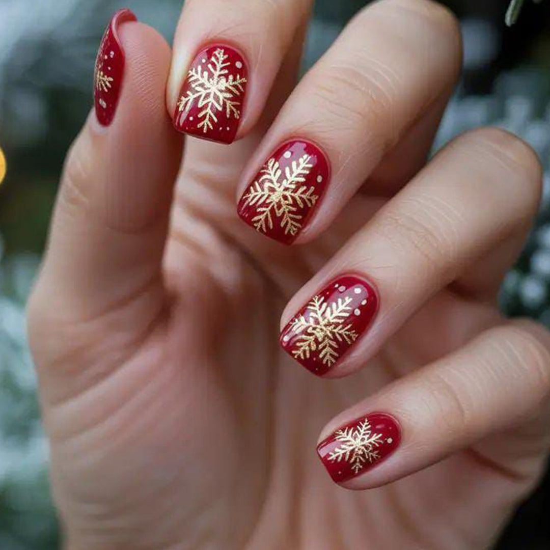 Festive Snowflake Nail Art Kit Bowlift