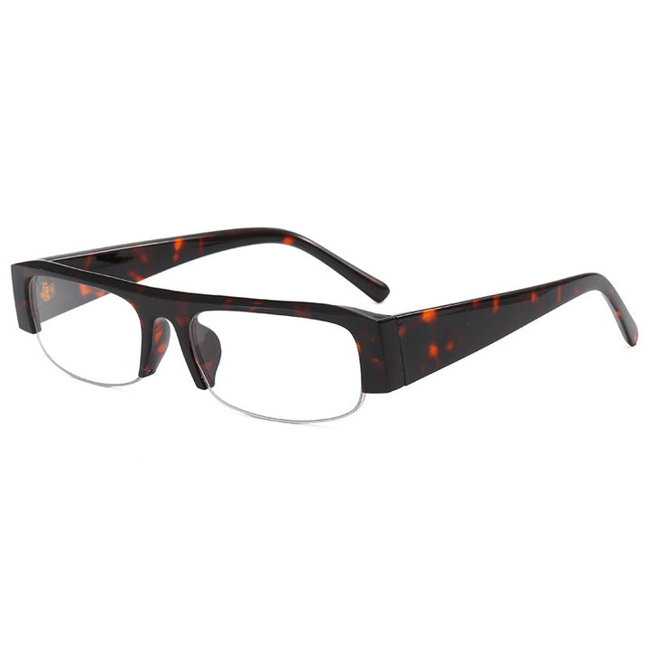 Contemporary Retro-Inspired Flat Lens Sunglasses Bowlift