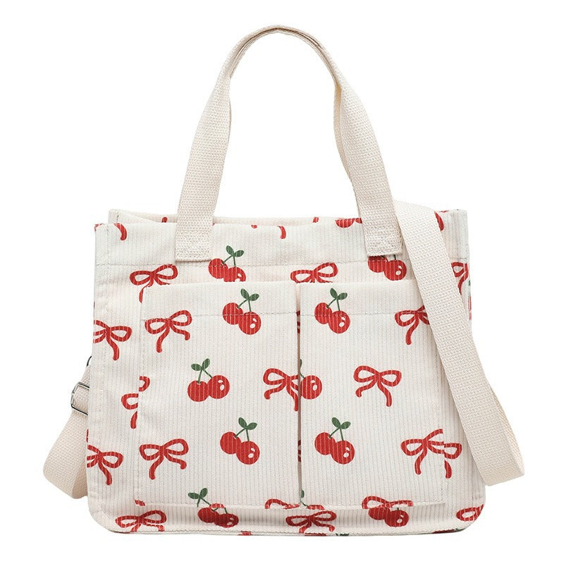 WoFloral Print Utility Handbag Bowlift