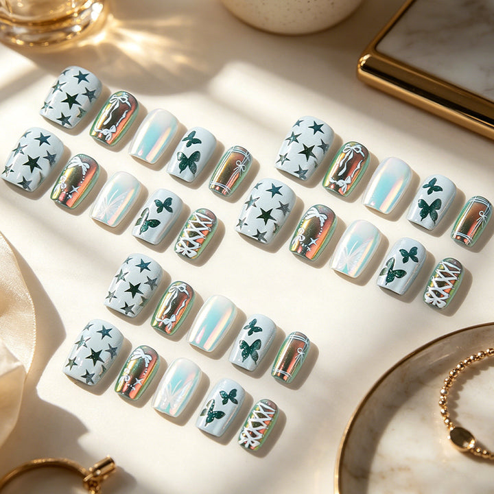 Artistic Butterfly Nail Art Set Bowlift