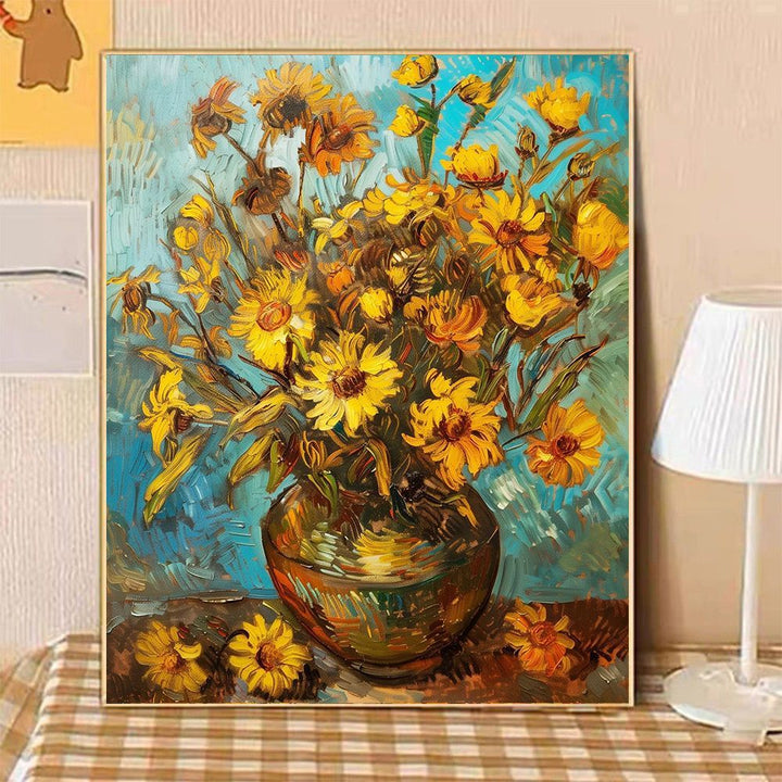 Artistic Floral Still Life Canvas Art Bowlift