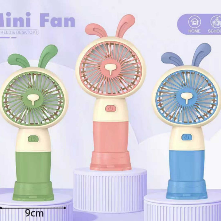 Unisex Handheld Fan with flexible design and integrated USB charging function Bowlift