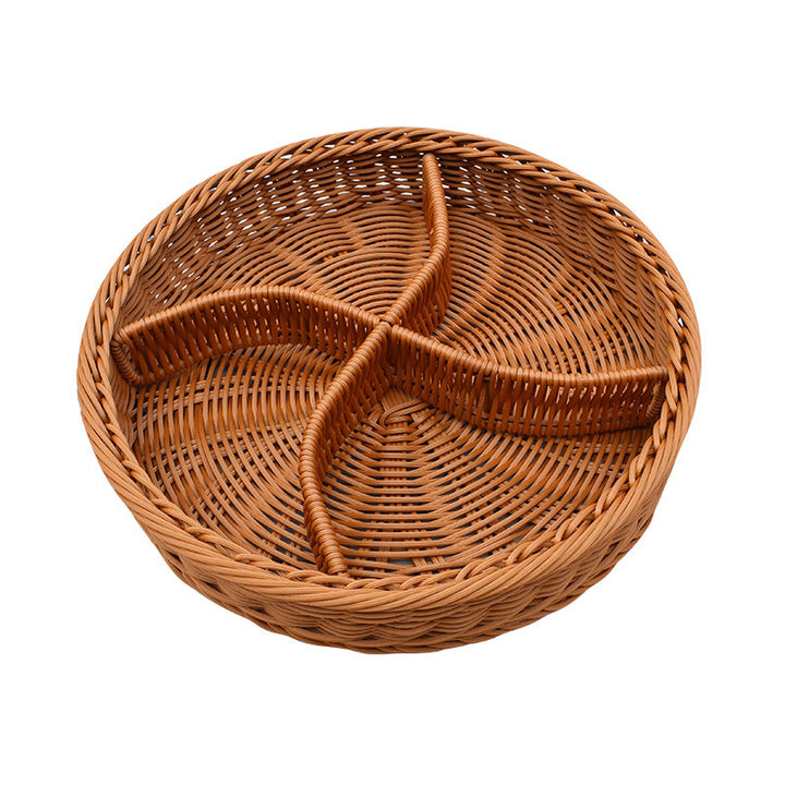 Multi-Compartment Woven Organizer Tray Bowlift