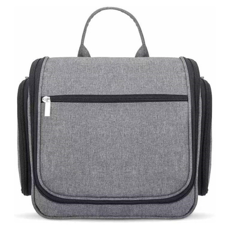 Elegant cosmetic bag with hanging hook and versatile compartments Bowlift