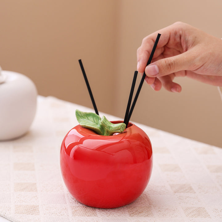 Decorative Tomato-shaped Incense Holder