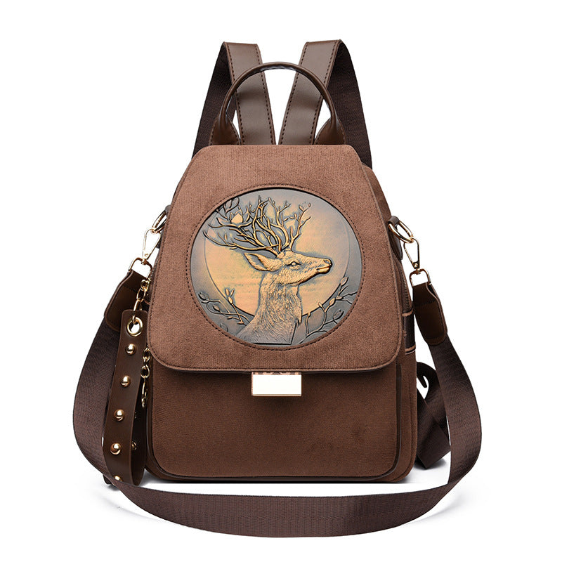 Artistic Embossed Backpack