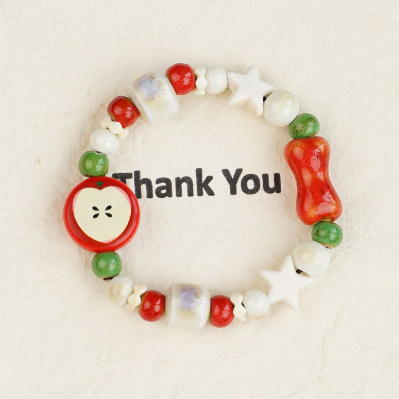 Heart-Shaped Beaded Bracelet Bowlift
