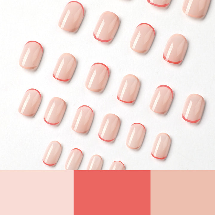 Artistic Nail Extensions with Elegant Gradient and Modern Accents Bowlift