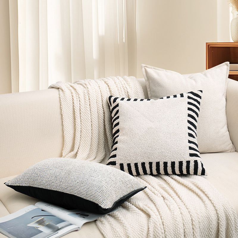 Abstract Braided Decorative Cushion Cover