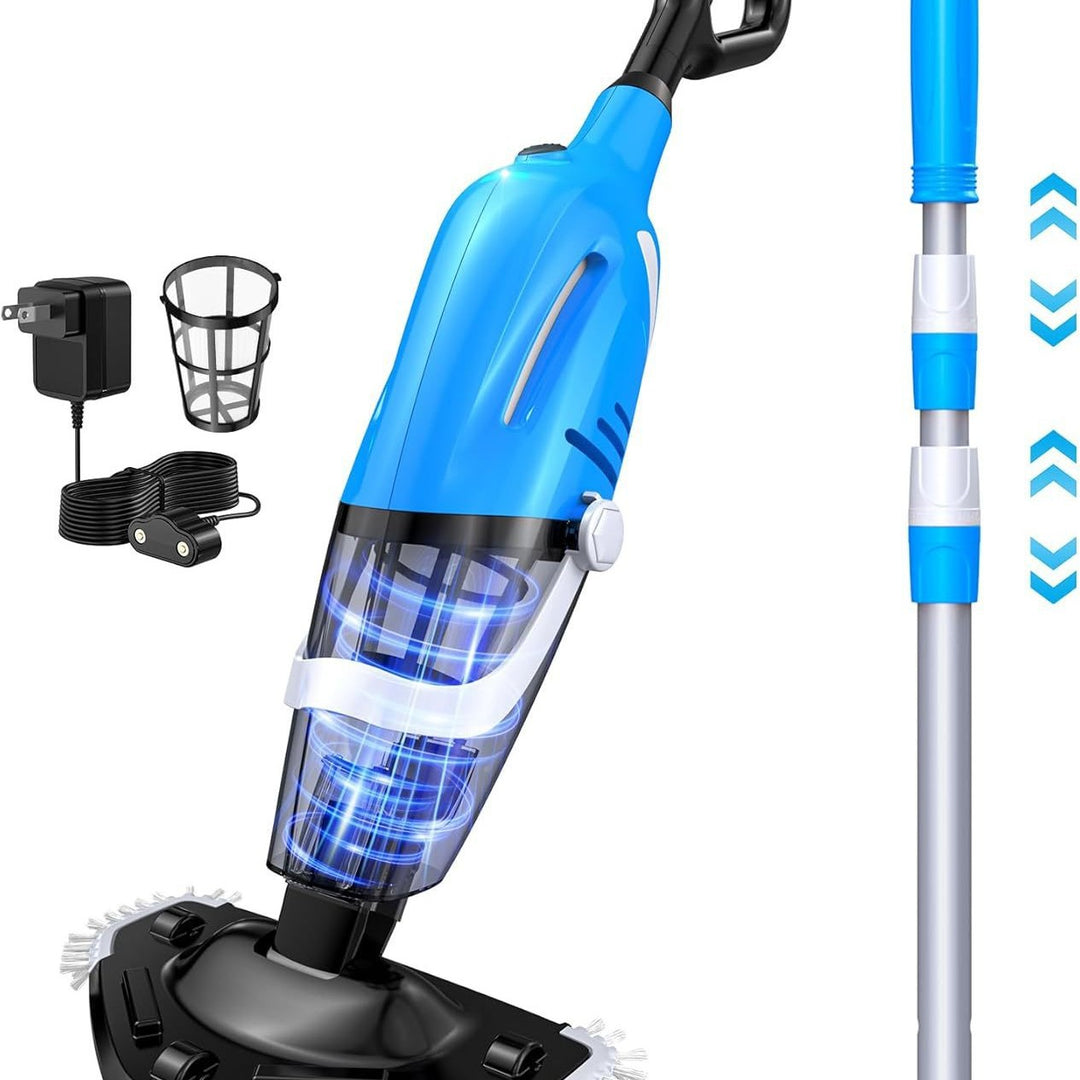 Advanced robotic pool vacuum with cyclonic suction and high debris capacity Bowlift