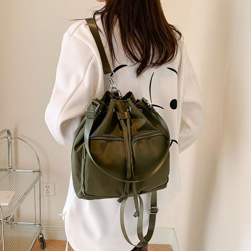 Multi-Functional Drawstring Backpack Bowlift