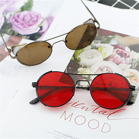 Ladies Fashion Metal Frame Glasses Bowlift