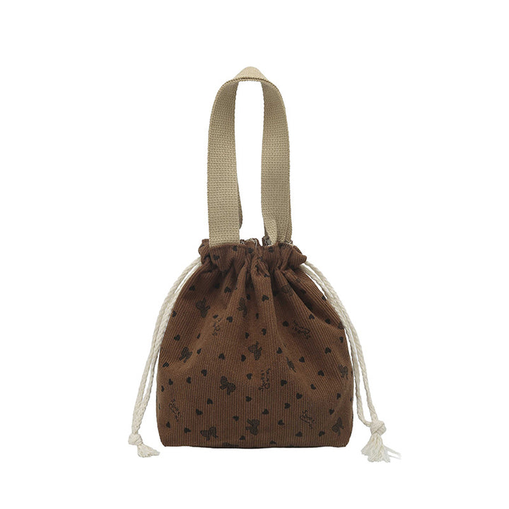 WoTextured Drawstring Mini Pouch Bowlift
