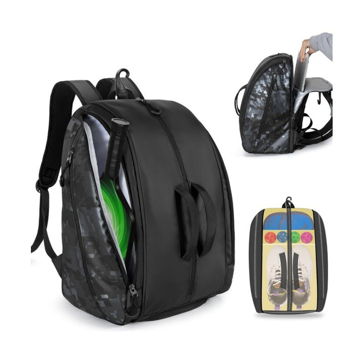 Sporty backpack with special compartments for leisure and fitness accessories Bowlift