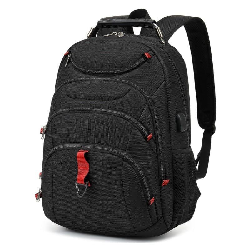 Multifunctional backpack with secure laptop and organizer compartment Bowlift
