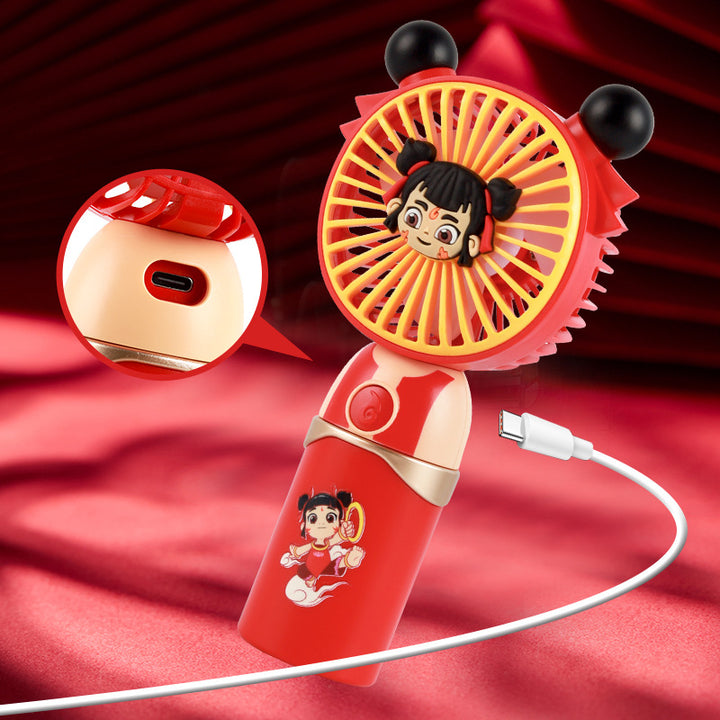 Women's Portable Hand Fan with Innovative Design Bowlift
