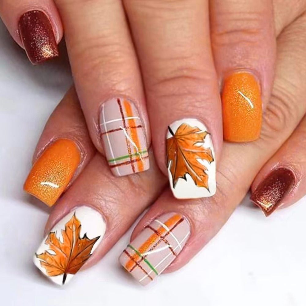 Autumn-Inspired Nail Art Set Bowlift