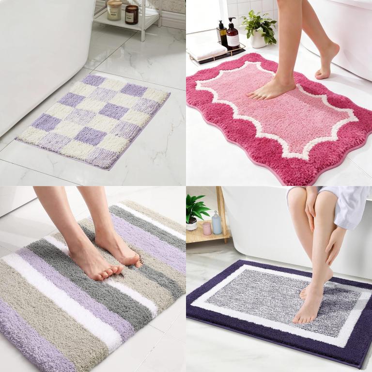 Beach-Themed Bath Mat Bowlift