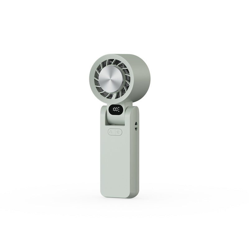 Unisex Smart Handheld Cooling Fan with LED Display Bowlift