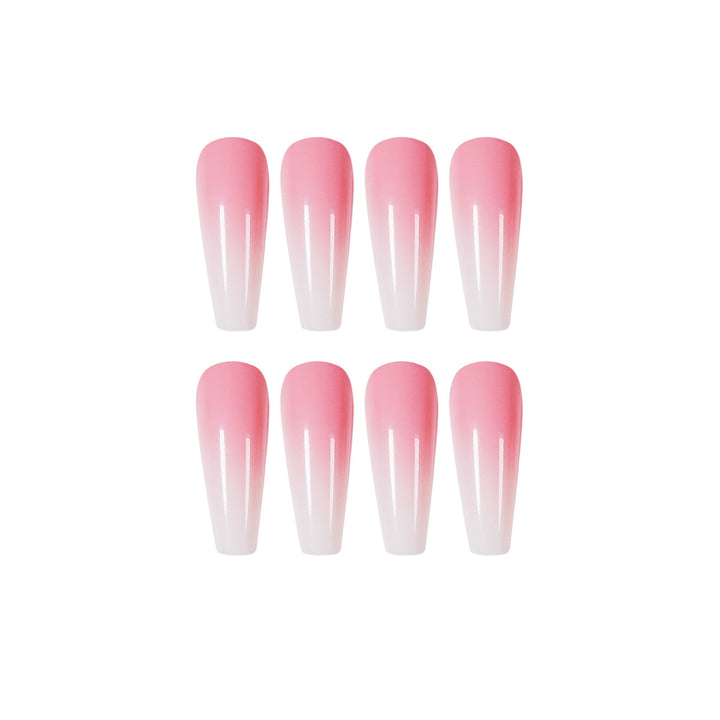 Nail set with stylish ombre design Bowlift