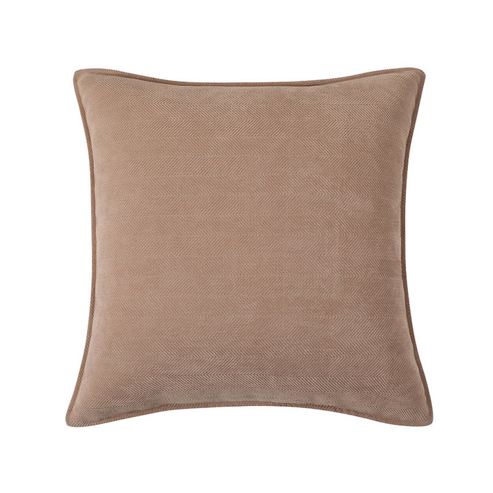 Textured Herringbone Decorative Cushion