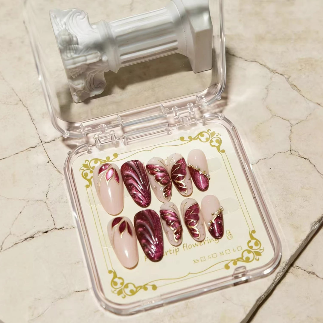 Decorative Press-On Nail Art Extensions Bowlift