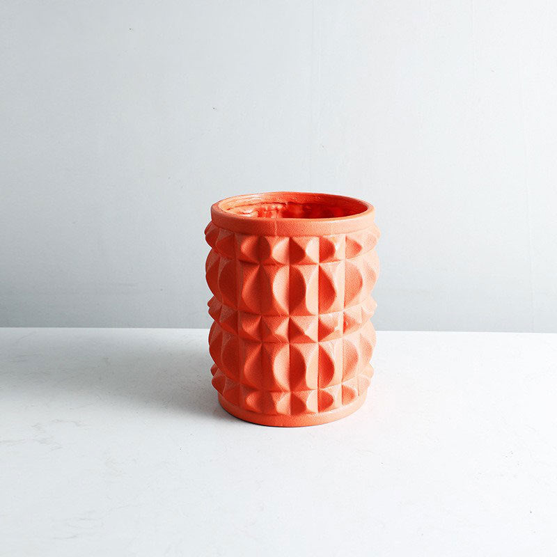 Textured Decorative Ceramic Vase