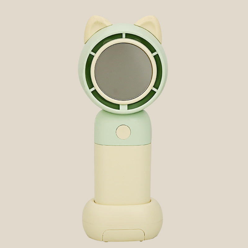 Ladies portable mini handheld fan with cat ears Bowlift