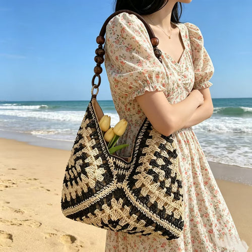Handmade Macrame Handbag Bowlift