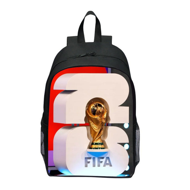 Backpack with Striking Sports Motif Bowlift