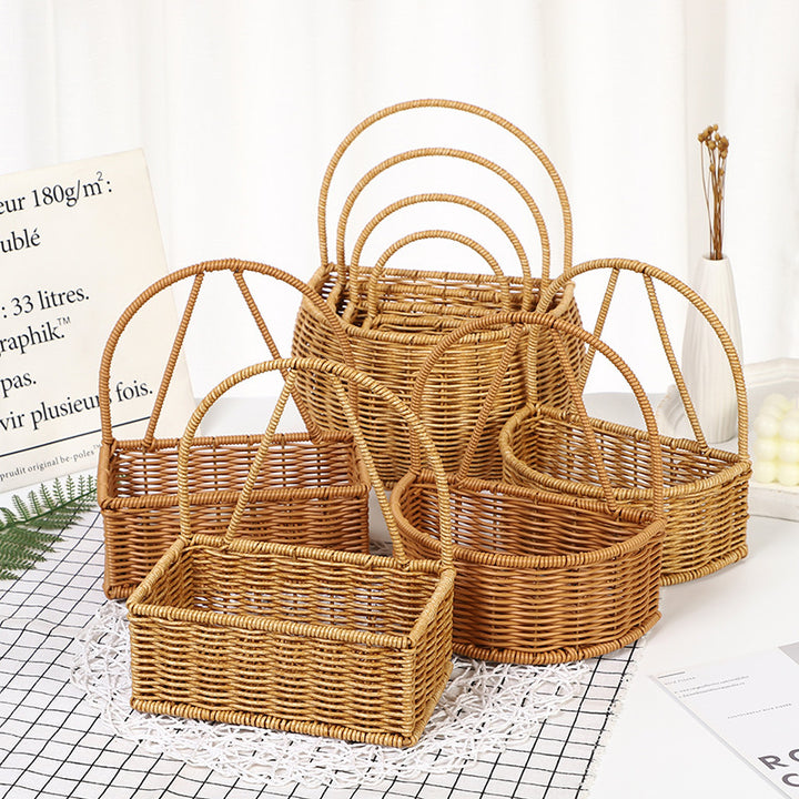 Stylish Decorative Woven Basket Bowlift