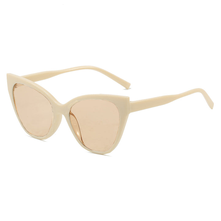 Women's Cat-Eye Sunglasses with UV Protection and Modern Frame Bowlift